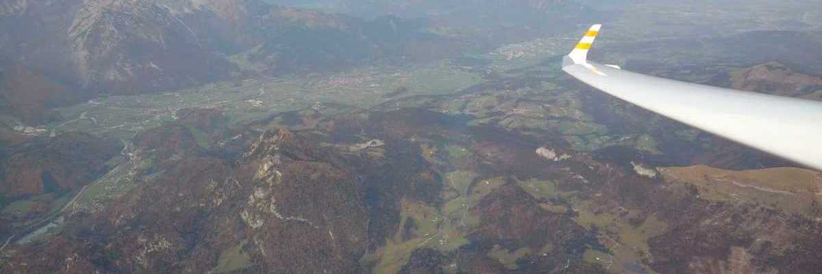Flugwegposition um 07:06:48: Aufgenommen in der Nähe von Gemeinde Abtenau, Österreich in 3484 Meter